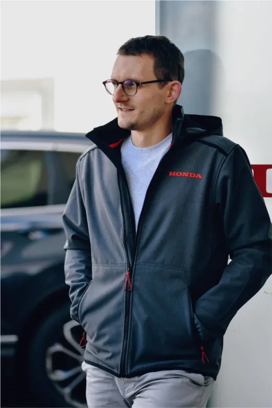 Honda Softshell bunda - šedá - Velikosti 2XL Top Prodej