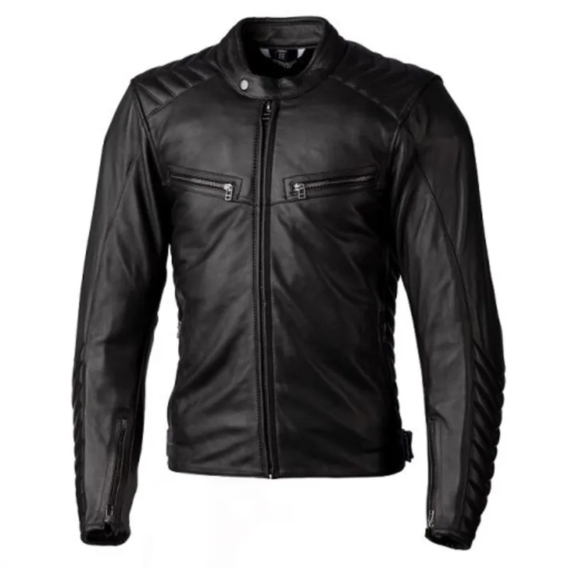 Rychlé Dodání Pánská kožená bunda ROADSTER 3 CE / JKT 2988 - černá - Velikosti 3XL