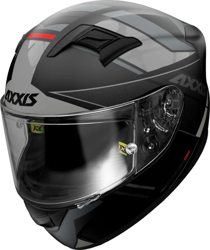 Integrální helma AXXIS GP RACER SV FIBER TECH - matná šedá - Velikosti S Nejlepší Cena