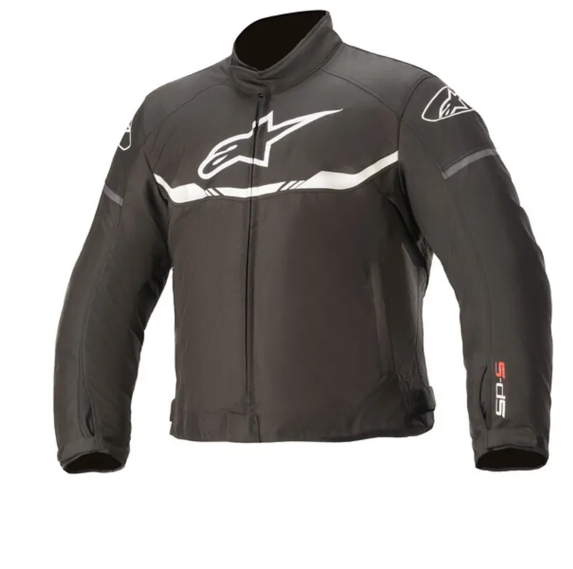 Dětská moto bunda Alpinestars T-SP S Waterproof – Černobílá Voděodolná membrána, chrániče Nucleon Flex Plus a sportovní střih - Velikosti 140 Nízká Cena