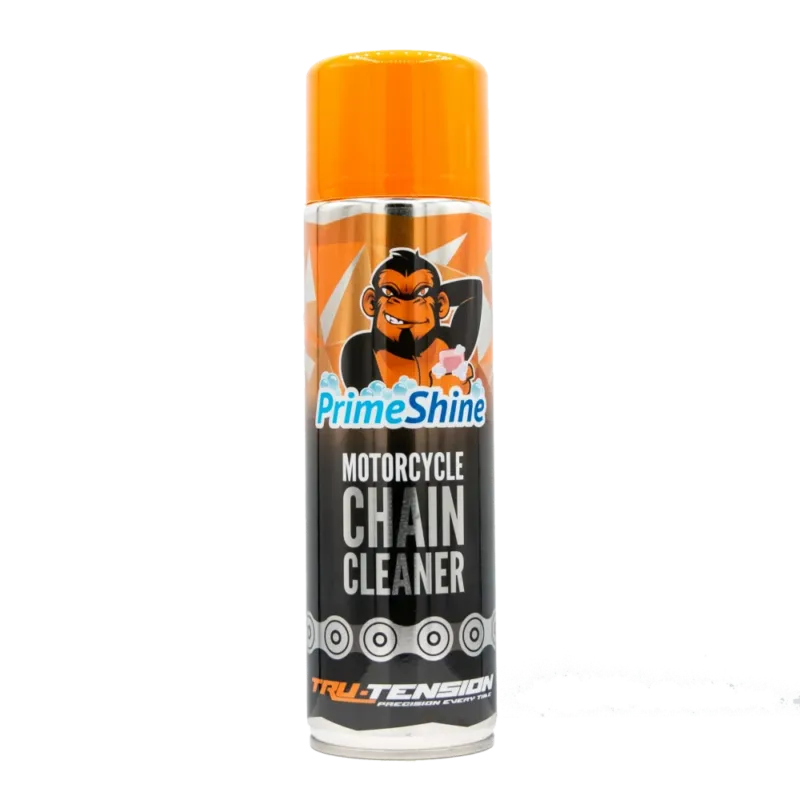 Výprodej Čistič řetězu / sprej pro čištění motocyklových řetězů TRU TENSION PRIMESHINE MOTORCYCLE CHAIN CLEANER M010 balení 500 ml