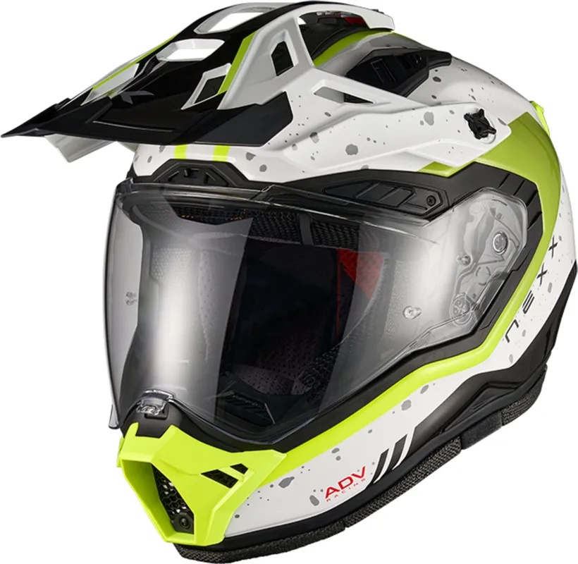 Nexx X.Rally Yuma Enduro helma bílá/zelená - XXL (63/64) Nová Kolekce
