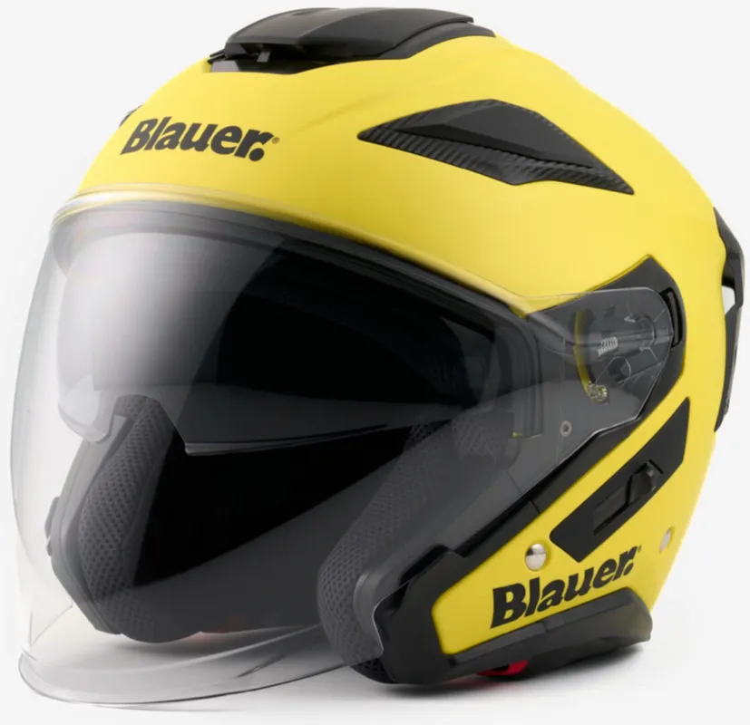 Blauer JJ-01 Monocolor Trysková přilba žlutý mat - XL (60/62) Odeslání Ihned