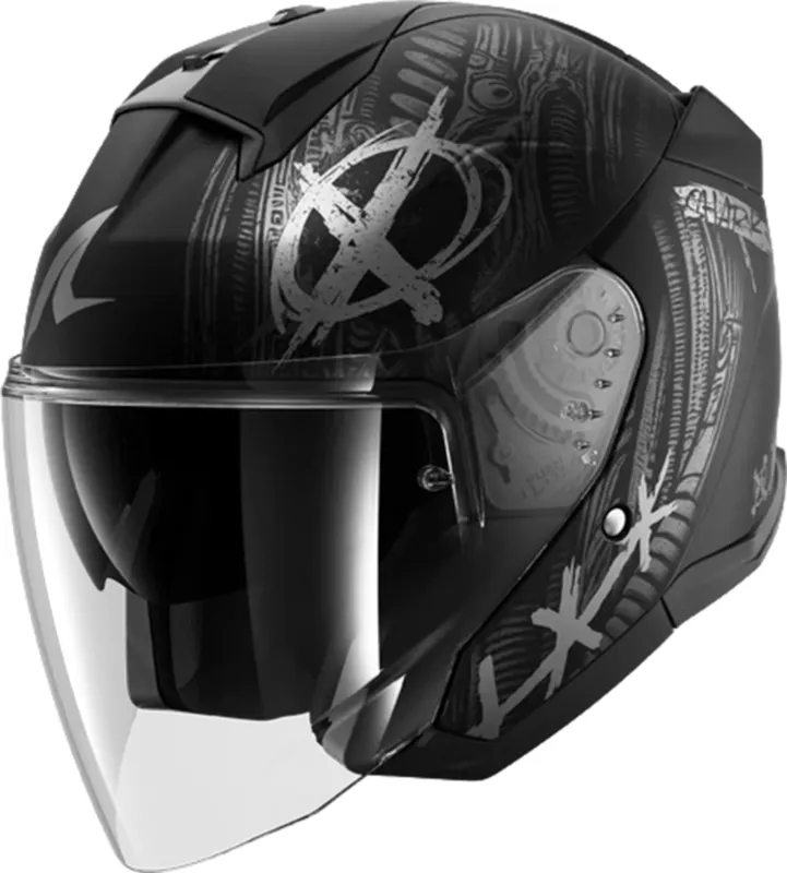 Shark Skwal Shiever Mat Jet Helmet - S (55/56) Cenový Hit