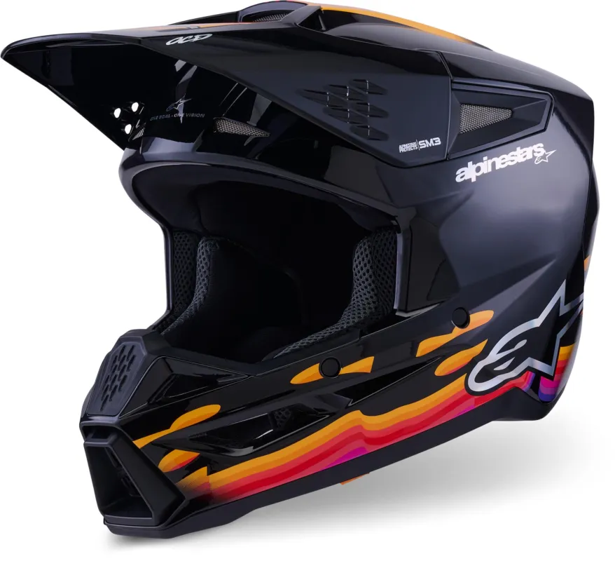 Pouze Dnes Alpinestars S-M3 Force Motokrosová přilba černá - M (57/58)