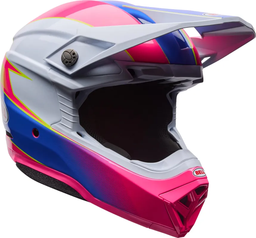 Bell Moto-10 MIPS Falcon Motokrosová helma bílá/růžová - XXL (61/62) Nová Kolekce