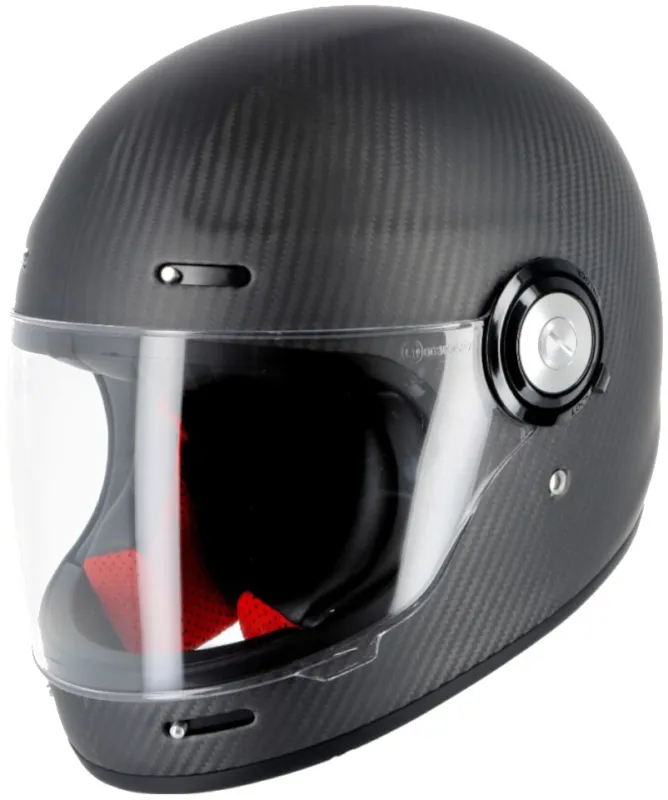 Nová Kolekce Helstons Naked Full Face Mat Carbon Přilba - M (57/58)