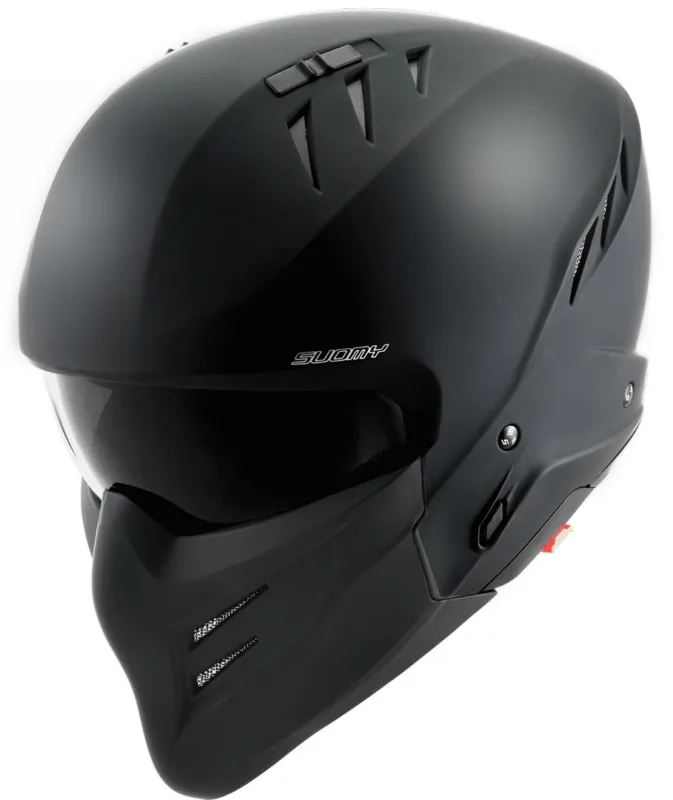 Super Cena Suomy Armor Plain Trysková přilba Black Matt - L (59/60)