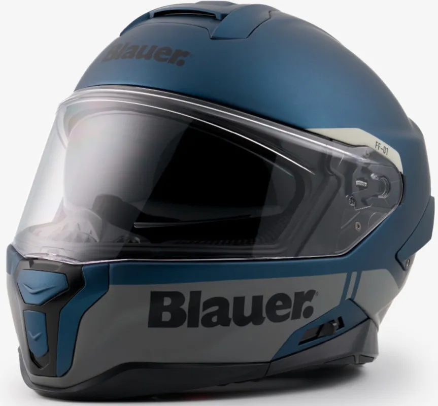 Ověřený Blauer FF-01 Přilba modrý mat - XS (52/54)