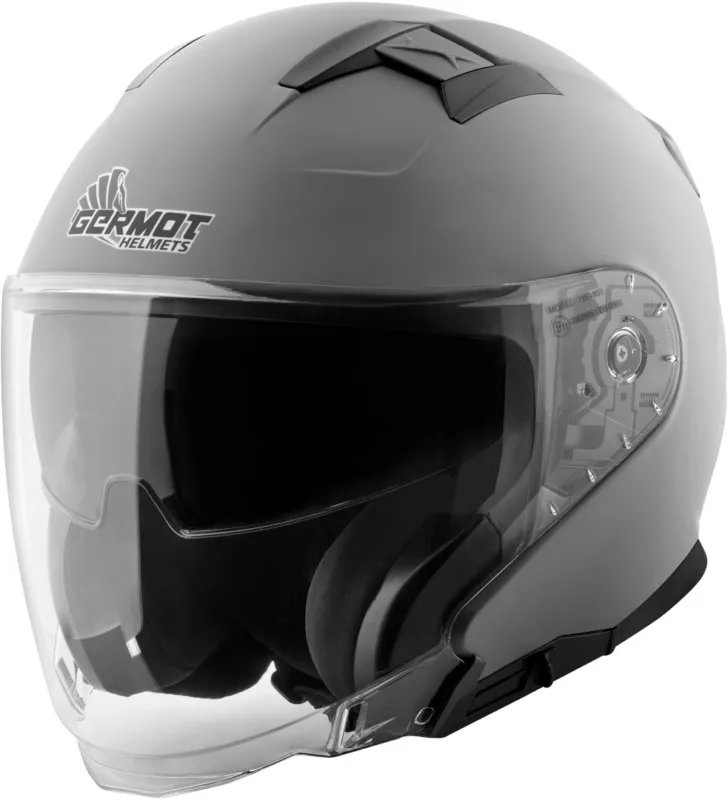 Germot GM 670 Trysková přilba Grey Matt - XS (53/54) Cenová Bomba