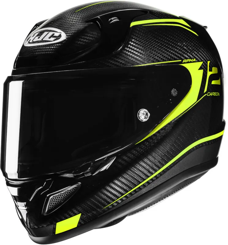 Akce HJC RPHA 12 Carbon Keres Přilba černá/žlutá - XL (60/61)