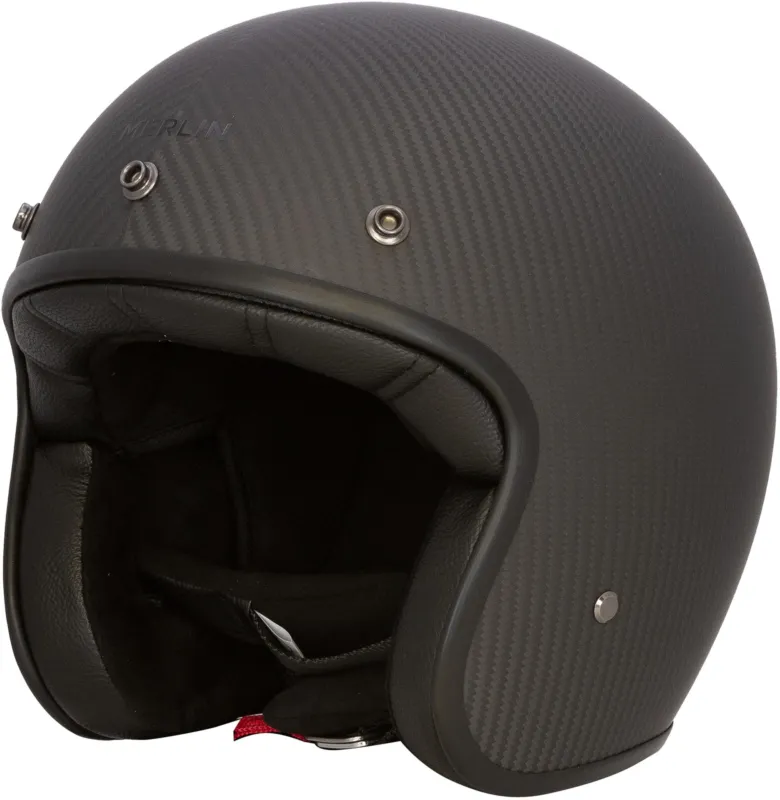 Merlin Blackbird Carbon Jet Helmet - XXL (63/64) Cenová Bomba