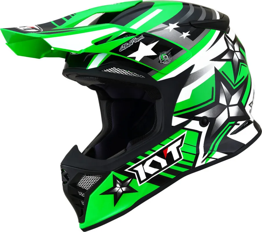 KYT Skyhawk Ardor Motokrosová přilba zelená - S (55/56) Tovární Cena