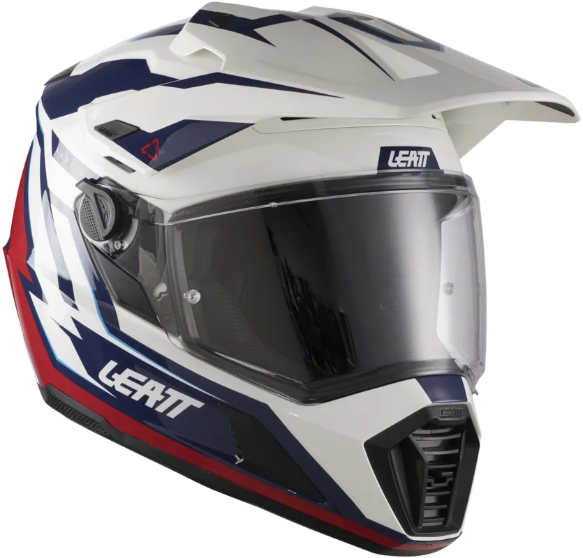 Přímo Od Výrobce Leatt ADV 7.5 Graphic Helma s brýlemi modrá/červená - XXL (63/64)