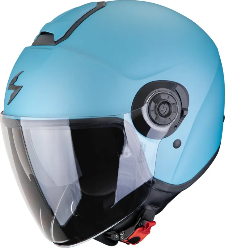 Cenově Výhodný Scorpion Exo-City II Solid Trysková přilba modrá - XL (60/61)