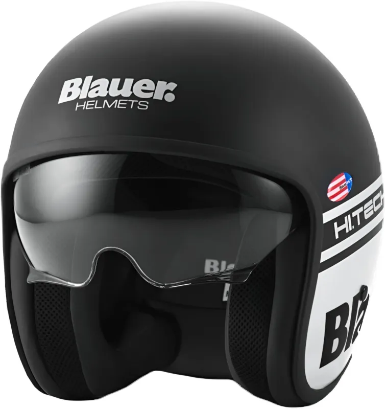Blauer Pilot 1.1 06 Trysková přilba Černá/šedá - XS (54) Výhodná Nabídka