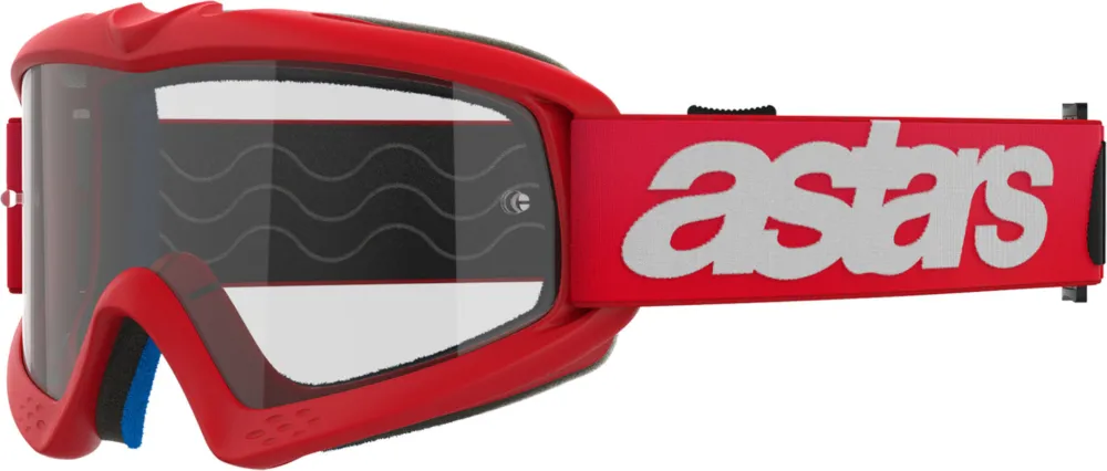 Alpinestars Vision Blaze Clear Motokrosové brýle pro mládež červená/bílá - Alpinestars Vision Blaze Clear Motokrosové brýle pro mládež červená/bílá ► koupit online na FC-Moto Rychlé Dodání