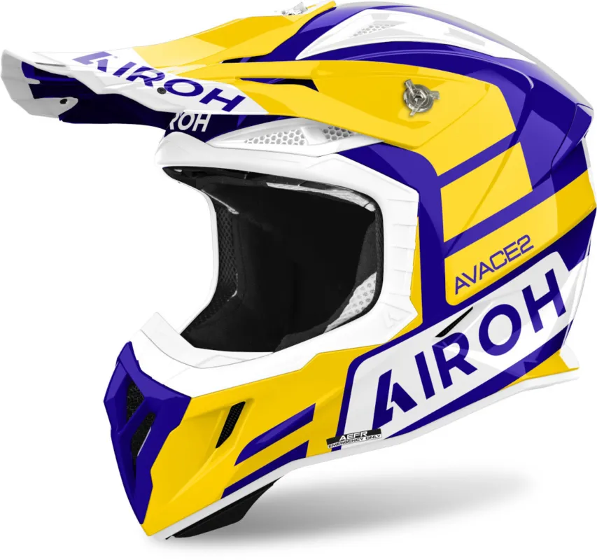 Airoh Aviator Ace 2 Sake Motokrosová přilba žlutá/modrá/bílá - L (59/60) Kup Teď