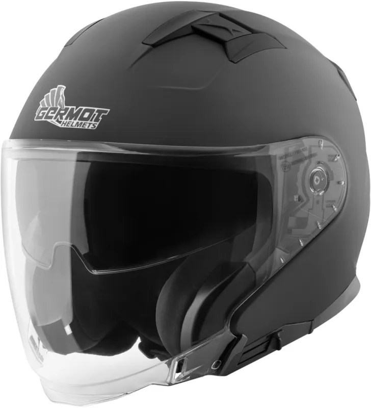 Germot GM 670 Trysková přilba Black Matt - XS (53/54) Pouze Dnes