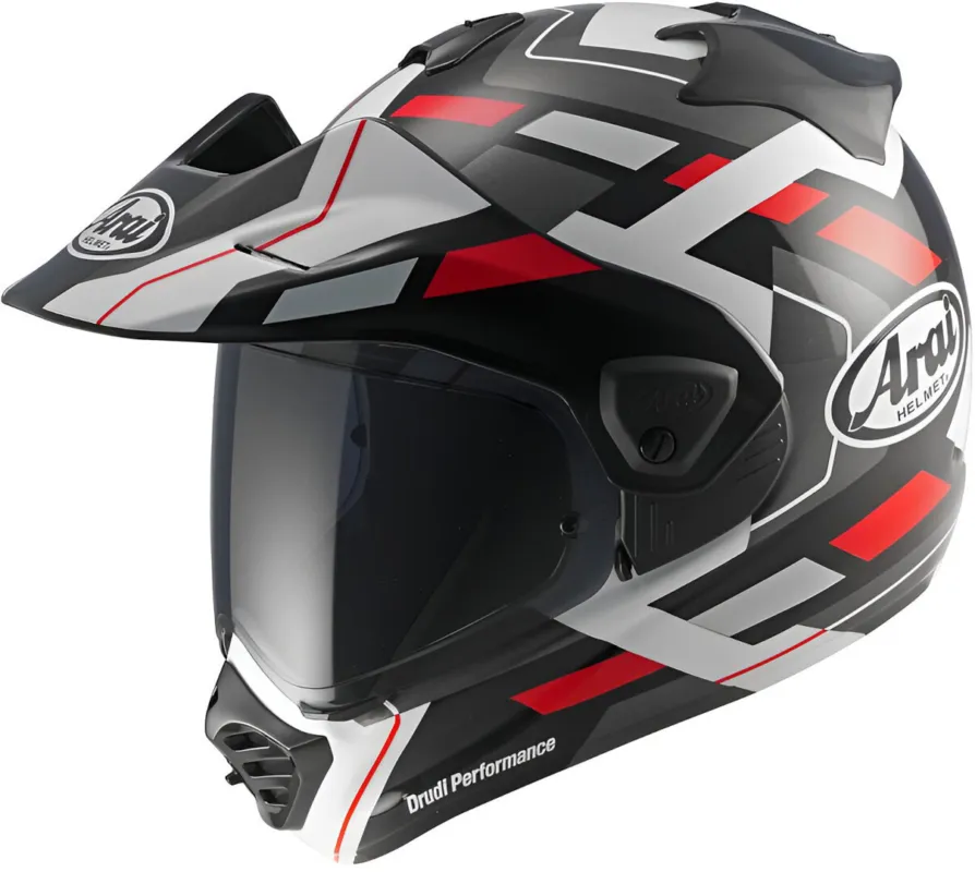 Arai TOUR-X5 Match Enduro přilba bílá/černá/červená - L (59/60) Aktuální