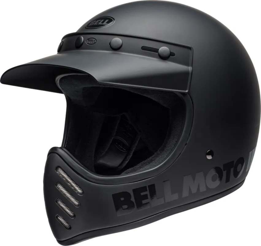 Sleva Bell Moto-3 Classic Motokrosová přilba Black Matt - L (59/60)