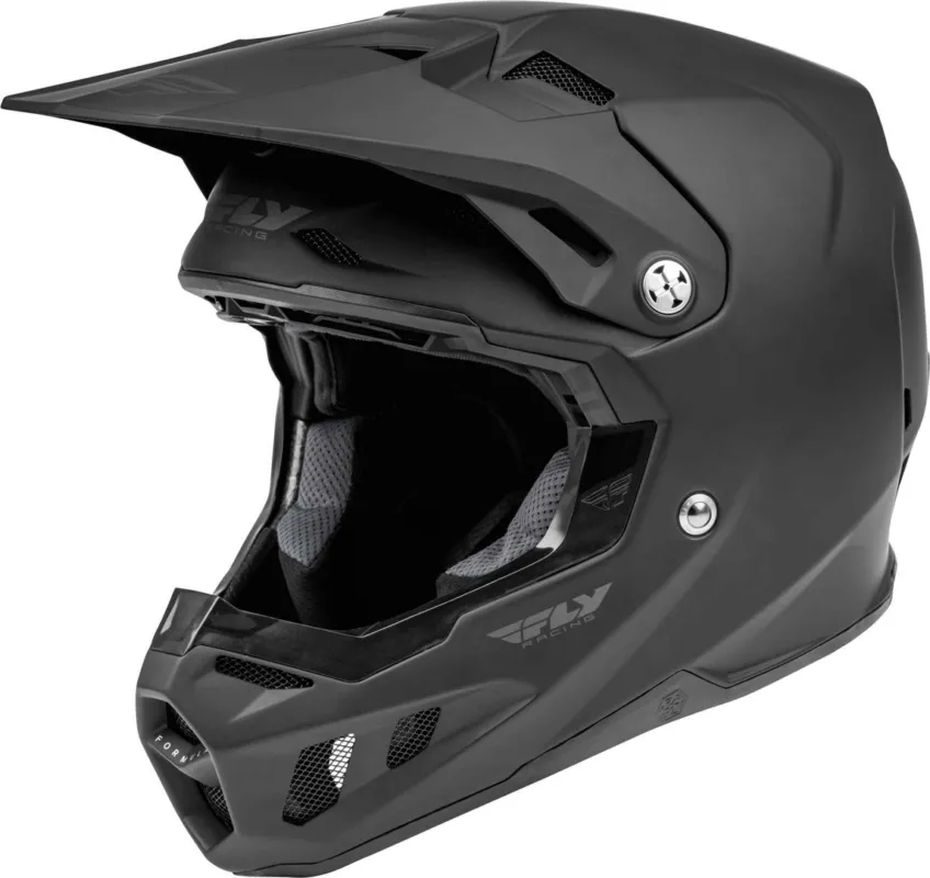 Nejprodávanější Fly Racing Formula CC Driver Solid Motokrosová přilba Black Matt - L (59/60)