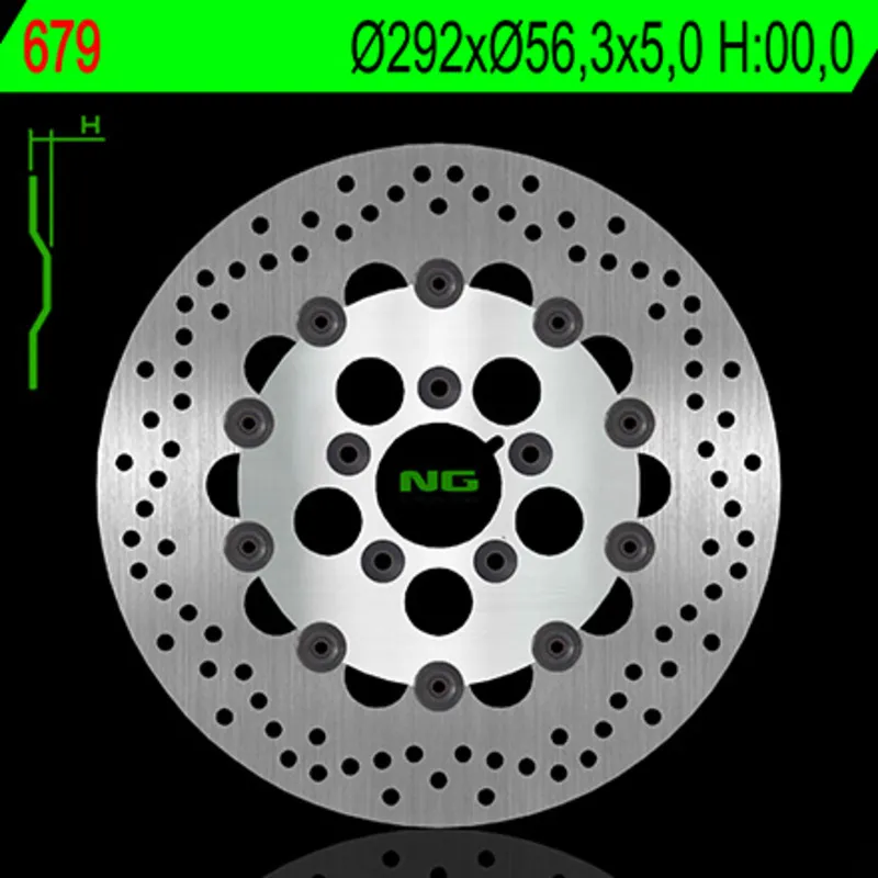 NG BRAKE DISC NG BRZDY Round Floati - NG BRAKE DISC Nová Kolekce