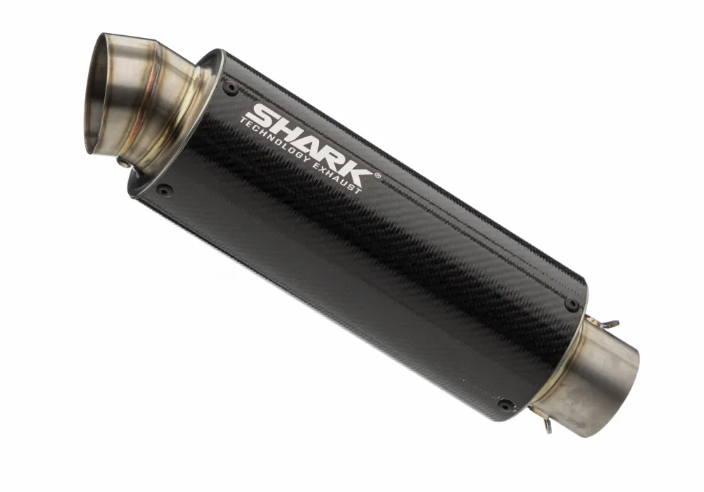 Expresní Doručení ŽRALOČÍ VÝFUK SRC 4 uhlík - SHARK EXHAUST