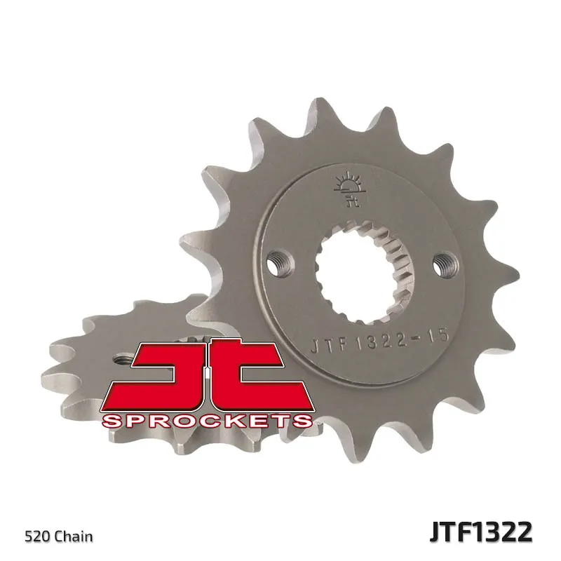 JT SPROCKETS Standardní ocelové řetězové kolo 1322 - 520 - JT SPROCKETS Dokud Zásoby Vydrží