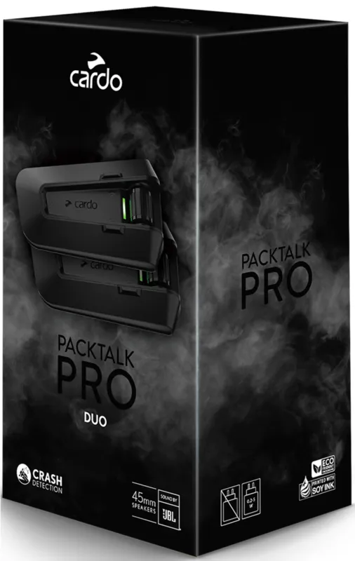 Cardo Packtalk Pro Duo Bluetooth Dvojitý balíček komunikačního systému - Cardo Originální