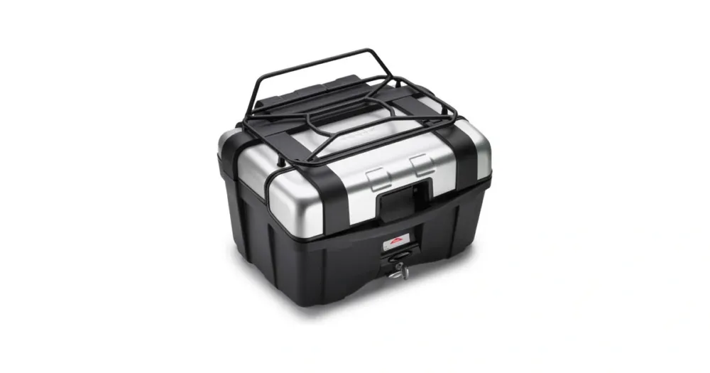 Akce E 152 černý nosič na víko kufru GIVI Trekker TRK 33 nebo TRK 46 (zahrádka), neumožňuje otevření víka