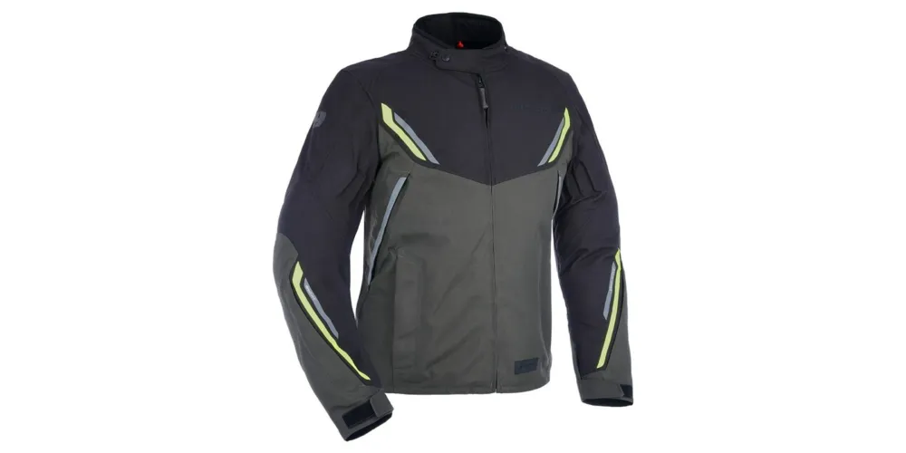 Akční Nabídka bunda HINTERLAND DRY2DRY™, OXFORD ADVANCED (černá/šedá/žlutá fluo) - M