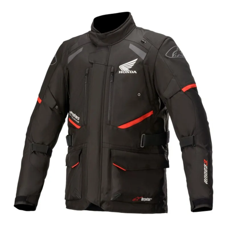 Přímo Od Výrobce bunda ANDES DRYSTAR HONDA kolekce, TECH-AIR 5 kompatibilní, ALPINESTARS (černá/červená) - S
