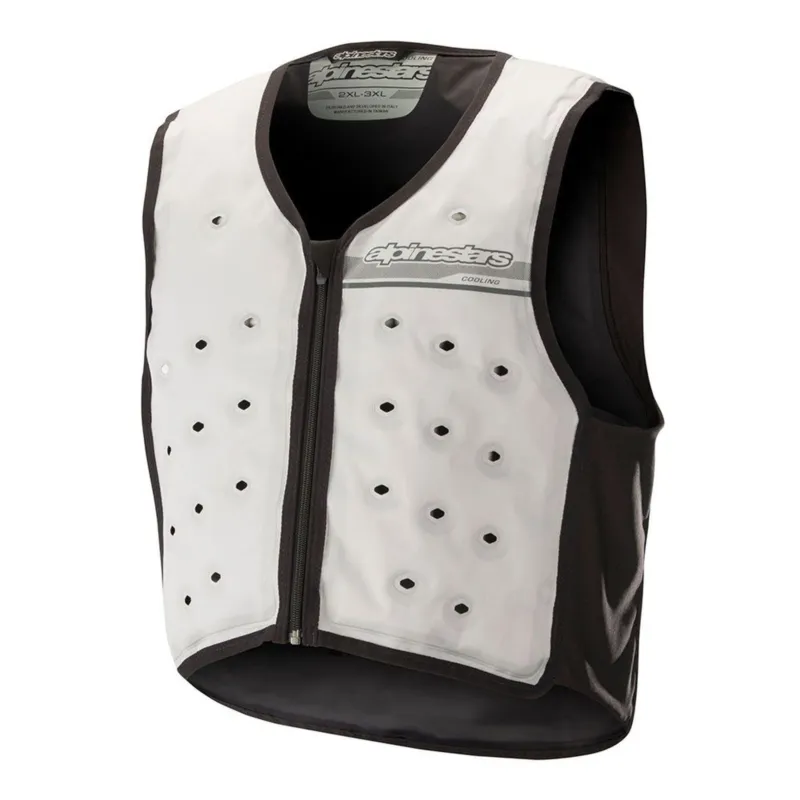 chladící vesta COOLING VEST, ALPINESTARS (bílá/černá) 2026 - SM Novinka
