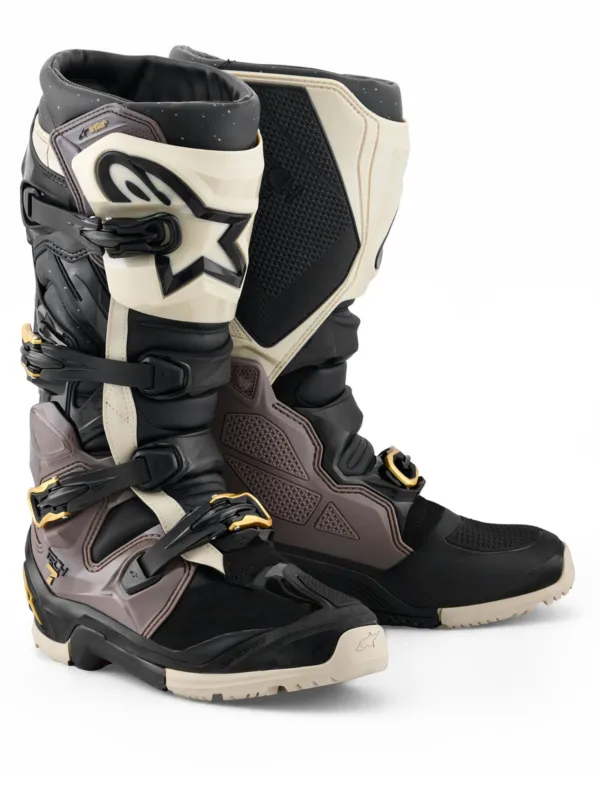 Autentický boty TECH 7 ENDURO DRYSTAR, ALPINESTARS (černá/tmavě šedá/zlatá) 2026 - 51