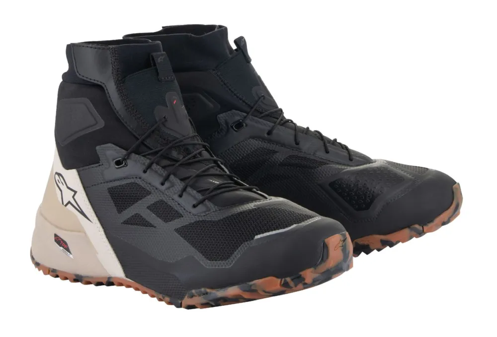 boty CR-1, ALPINESTARS (černá/světle hnědá) 2026 - 47 Akční Nabídka