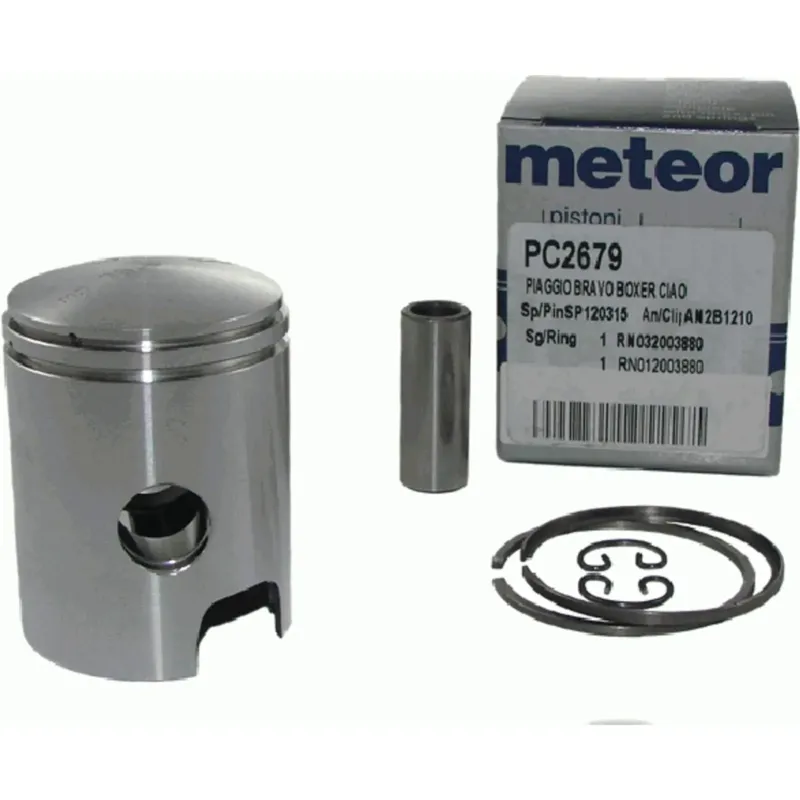 Pouze Dnes Kompletní píst 38.40/12/26.50 50cc Meteor Piaggio Bravo Boxer Ciao