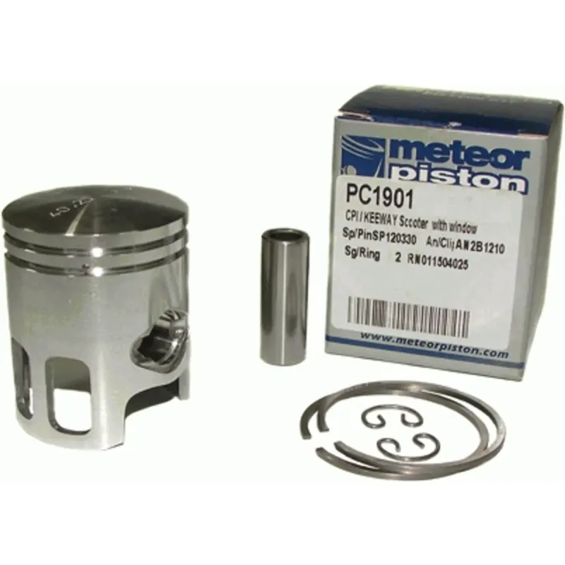 Kompletní píst 40.50/12/26.00 50cc Meteor s okny 1E40QMB/QMA 50 2T AC Tovární Cena