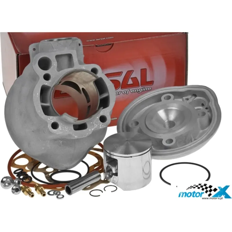 Omezená Nabídka Kompletní válec s hlavou Airsal Tech Racing 80cc, Minarelli AM