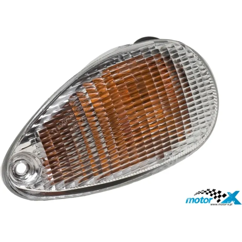 Aktuální Pravý zadní blinkr s homologací, bílé sklíčko, Vicma, Vespa ET2 / ET4 125-150