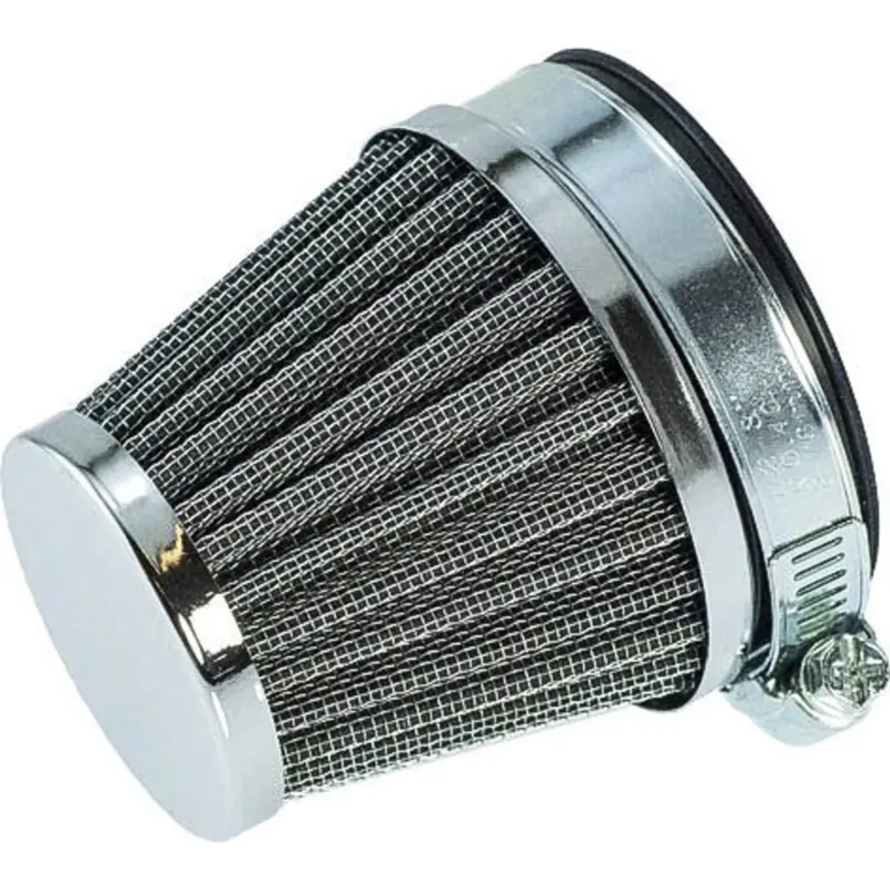 Kónický vzduchový filtr 46 mm 0° chrom Nízká Cena