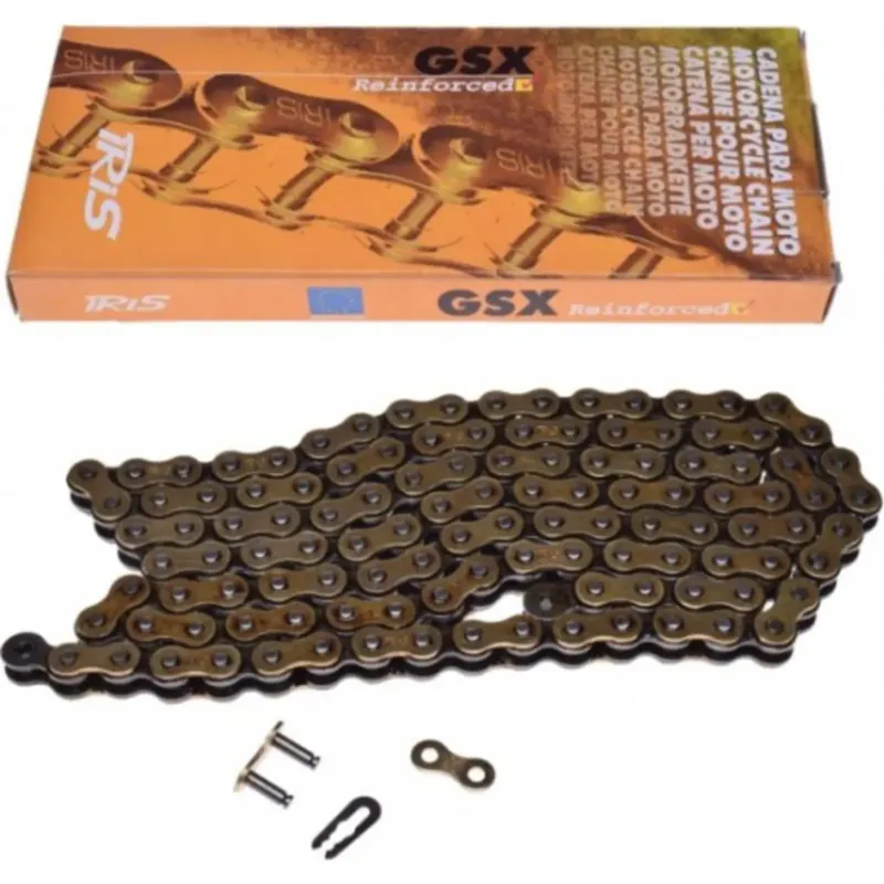 Pouze Dnes Hnací řetěz 420GSX 140 článků zlatý IRIS