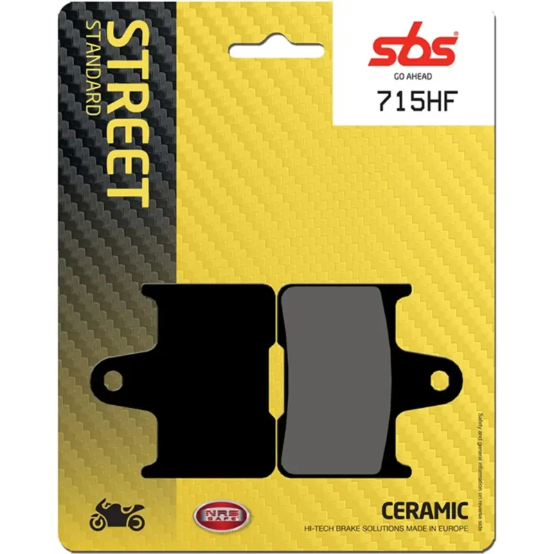Keramické brzdové destičky SBS Ceramic Street 715HF Ověřený