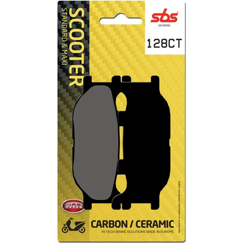 Bezpečná Platba Brzdové destičky karbonové SBS Dual Carbon Scooter 128CT