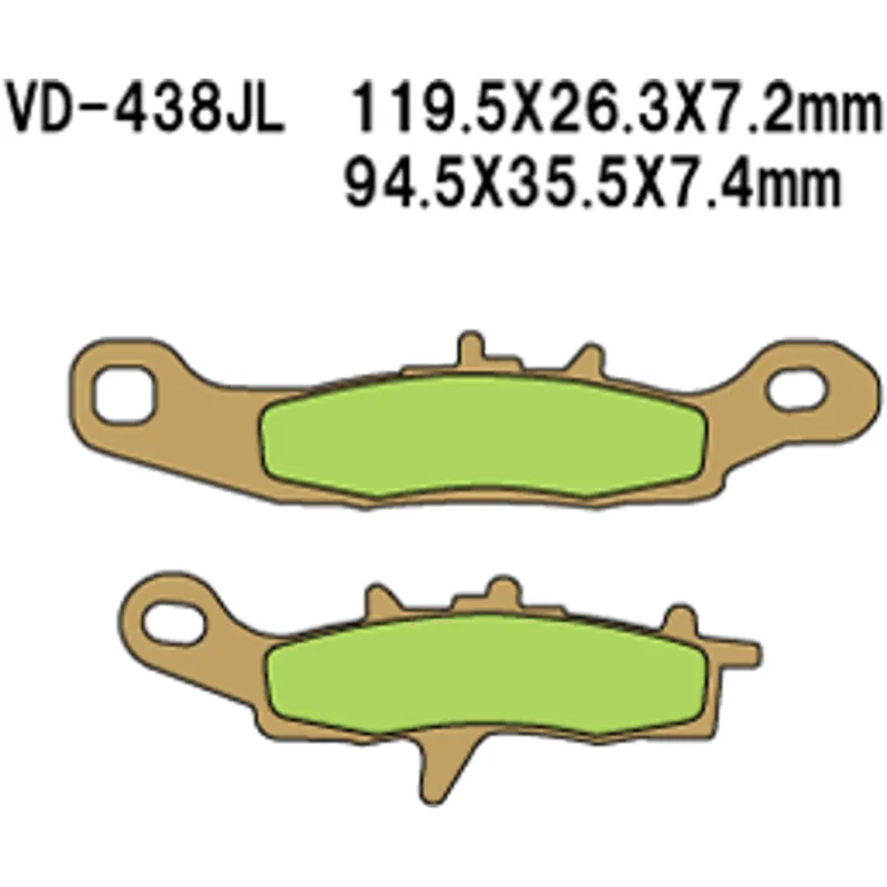 Brzdové destičky Vesrah Sintered Metal VD-438JL Objednat Nyní
