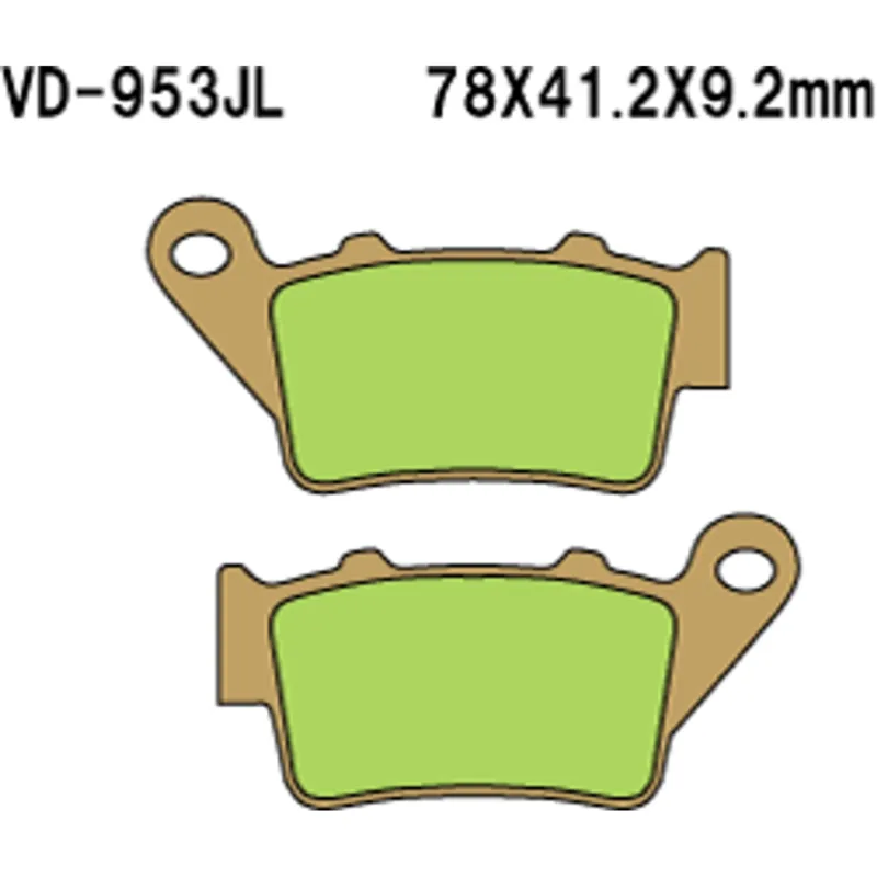 Cenový Hit Brzdové destičky Vesrah Sintered Metal VD-953JL