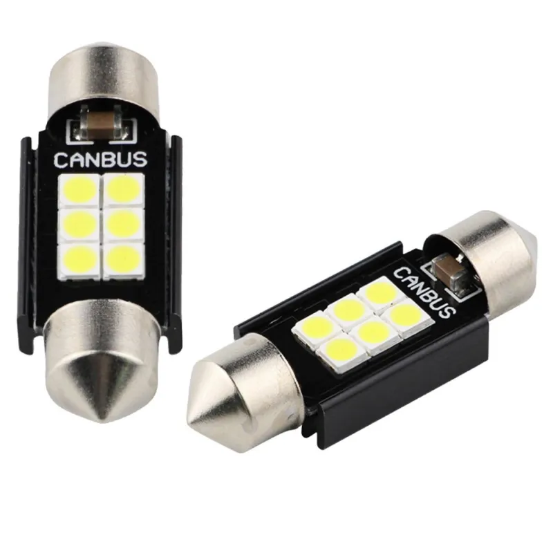 LED žárovka sufit 39mm 12V C5W 6SMD CANBUS Cenově Výhodný