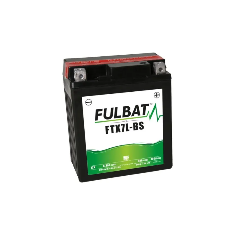 Bezúdržbová motocyklová baterie FULBAT FTX7L-BS (YTX7L-BS) Vrácení Zdarma