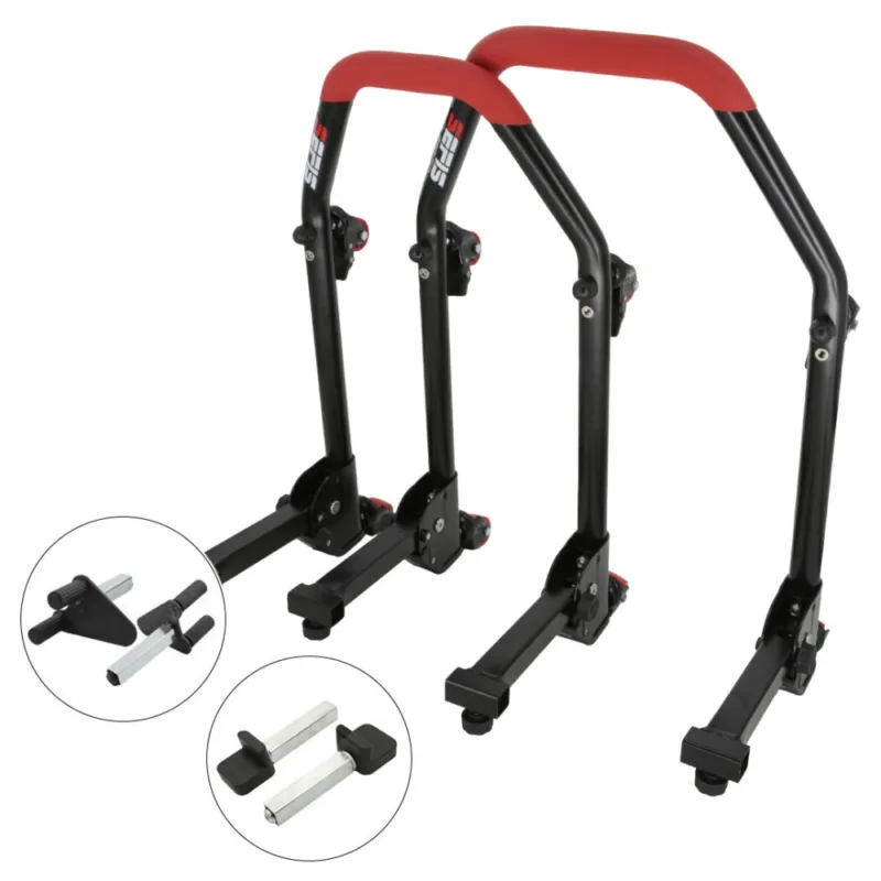 SEFIS M20U sklopný pojízdný univerzální moto stojan přední a zadní set - vidle / packy Výprodej