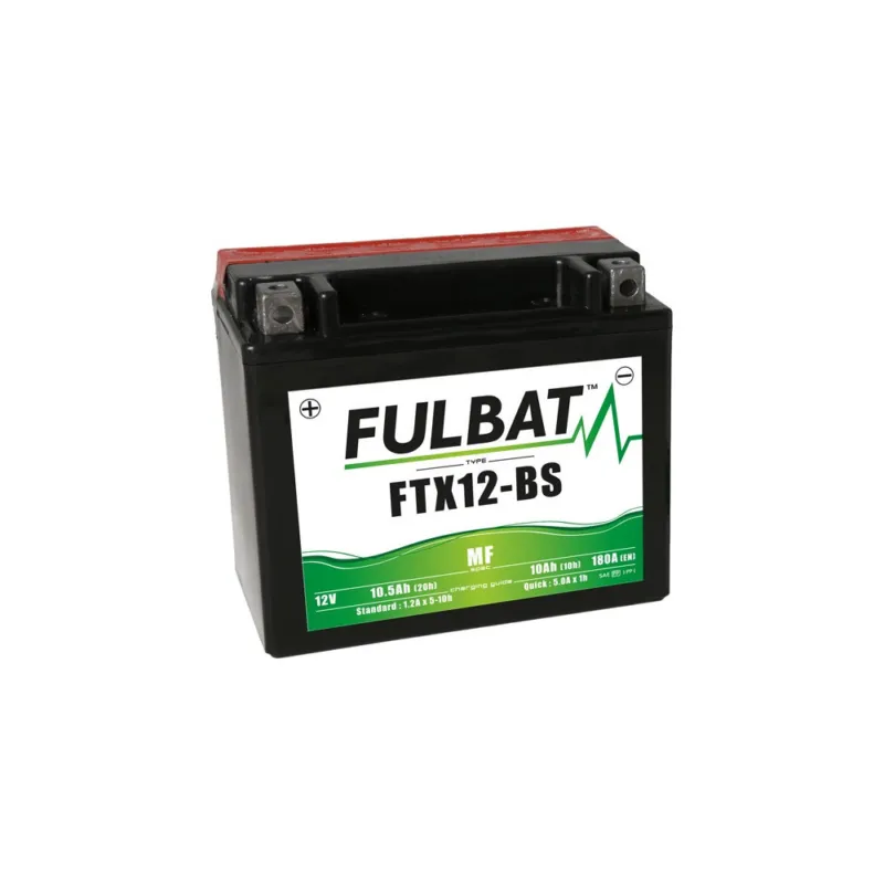 Akční Cena Bezúdržbová motocyklová baterie FULBAT FTX12-BS (YTX12-BS)